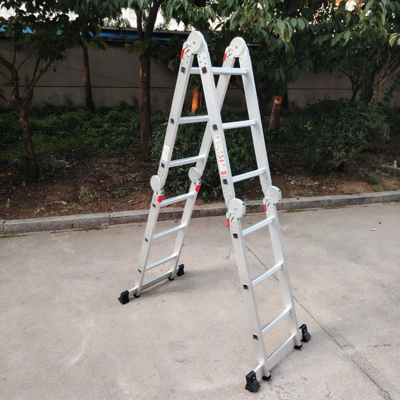China manufacturer Multifunctional Aluminum Alloy Transformer Ladder With Work Platform
