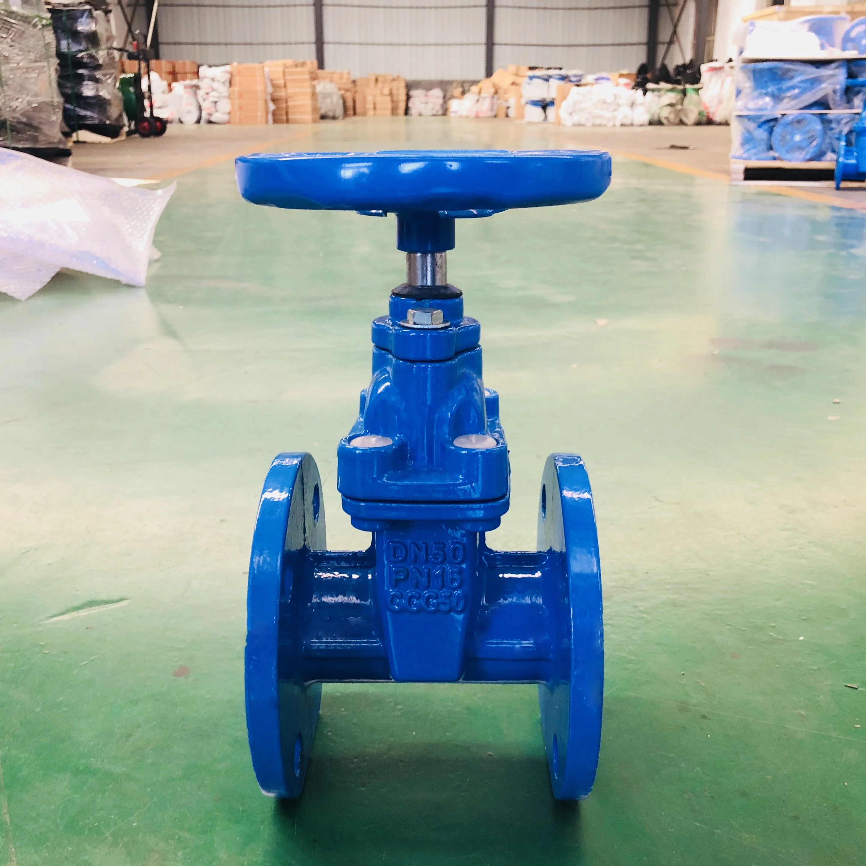 China GV supplier soft seat cast iron gate valve F4 DIN3352 ggg50 ductile iron gate valve