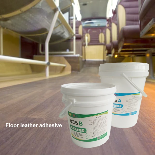 CE standard two components Pu Adhesive for floor leather and sandwich panel glue bonding
