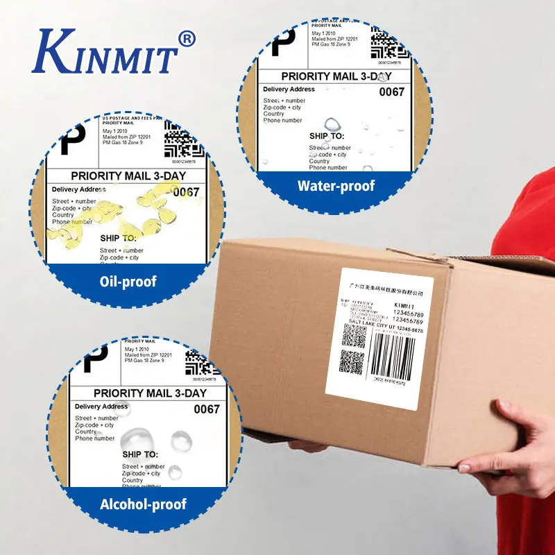 New Style 102.4x152.4mm Desktop Printer Thermal Label For Shipping Labels