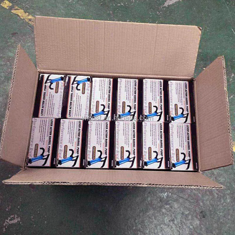 Manual transfer barrel pump for low density liquid HUTZ PP lever action chemical hand pump ODP27LP06 plastic drum pump