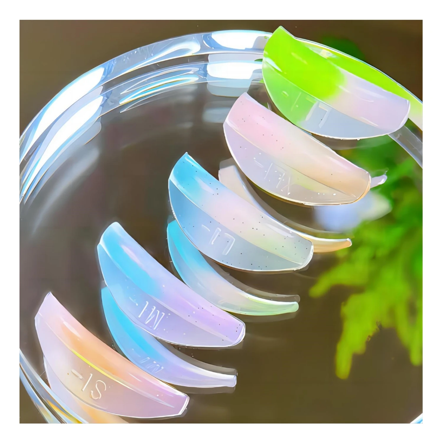 Softer Lash Lift Pads, DIY Eyelash Lamination Pad Perm Rods Lashes Lifting Shield 8 Size Reusable Silicone Curler L U Curl Guard