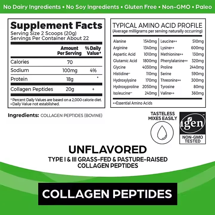 China Vitamin Powder Manufacturer Wholesale Health Supplement Products Oem Nutritional Supplements Collagen Peptides Powder