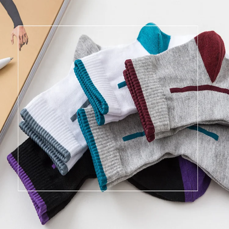 winter sweat-absorbent running men sport tennis socks custom designer