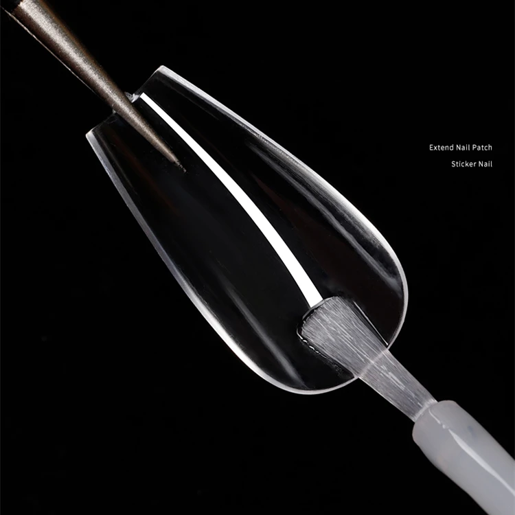 CaiXuan Nail Tips Gel Private Label Oem Long Lasting False Tips Nail Glue Gel Polish