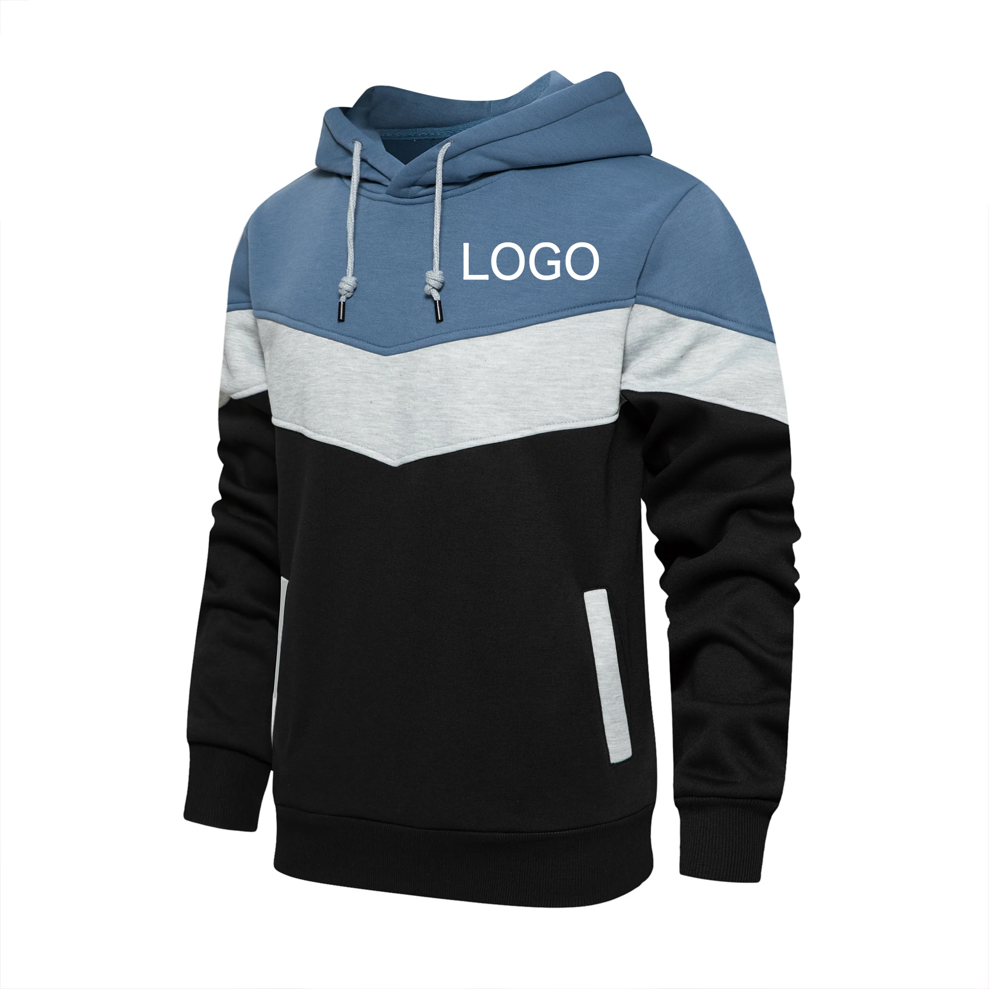 Customize your brand LOGO hoodie sudadera vintage Color matching sweat-shirt a capuch
