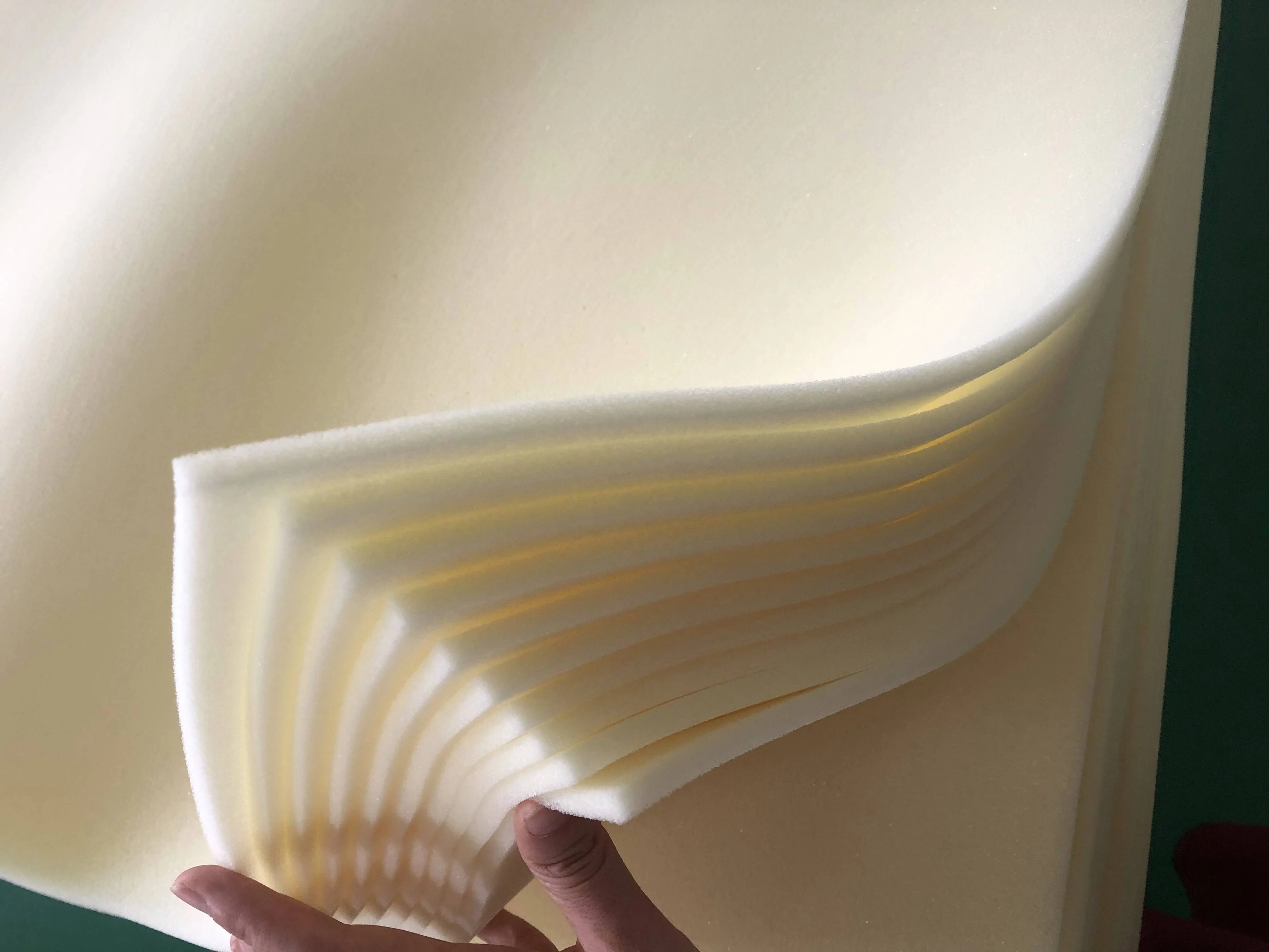 Different thickness 1 inch 2 inch 5 inch 8 inch pu foam sheet for Sofa and mattress material sponge upholstery furniture making