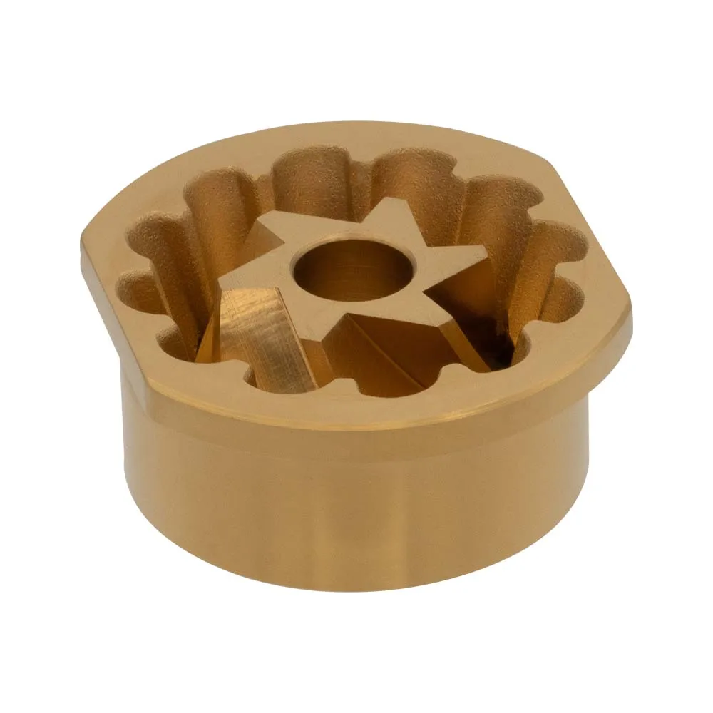 High quality factory whole sale stainless steel 48mm professional coffee grinder burr conical cutter titanium plated accessories