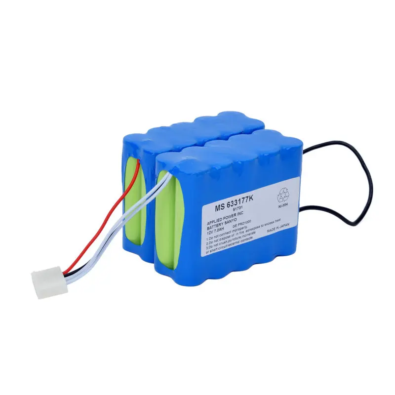 Новый аккумулятор 12 В 7200 мАч для монитора GE PRO1000 PRO1006 PRO1008 PRO1009 10N-2P17650 MS 622177K 51731 MS633177C