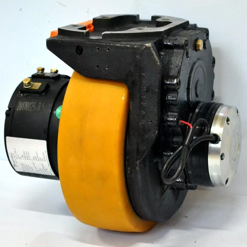 48 v  750 W Brushed DC Motor Horizontal Vertical Drive Wheel Assembly for AG V transportation