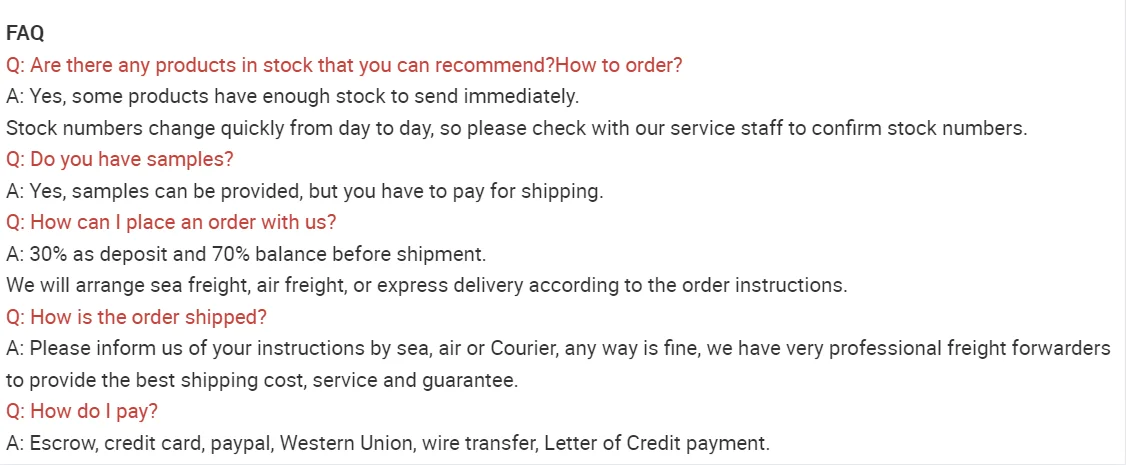 FAQ