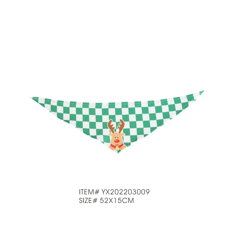 Wholesale Christmas Pet Dog Bandana Personalized Costume Clothes Head Scarf Dog Bow Tie Collar Bandana
