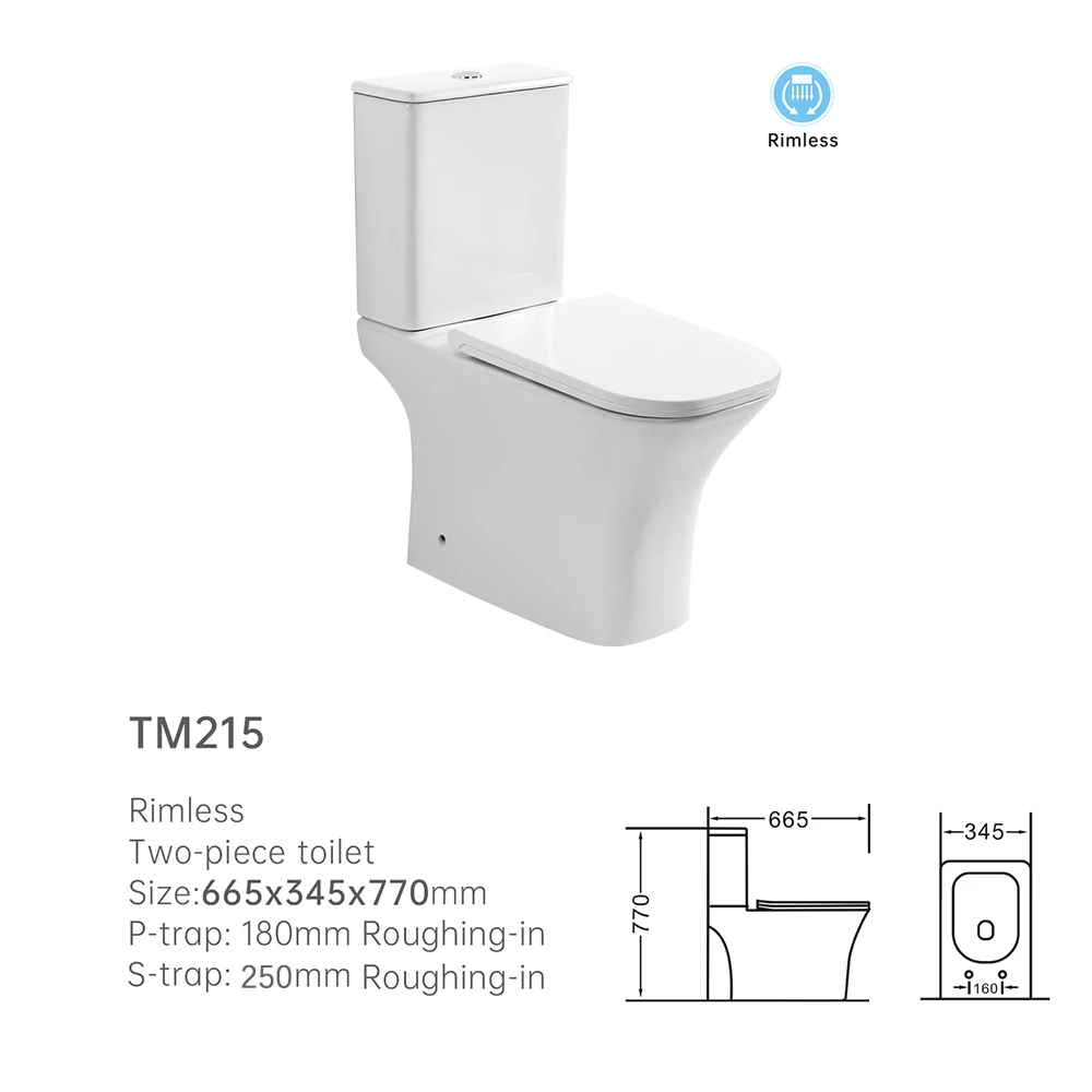 American bathroom floor mounted ceramic water closet white color toilets sanitary ware wash down two piece toilet set