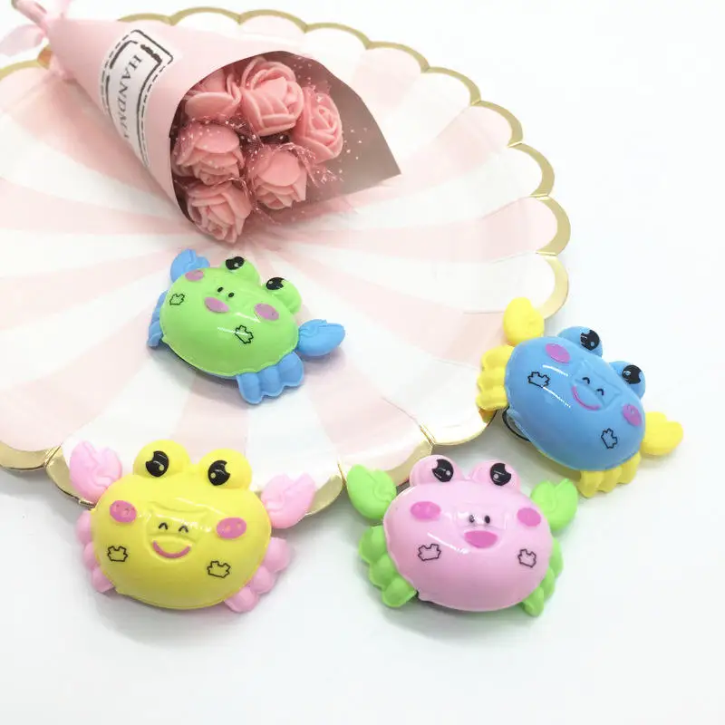 Plastic Small Mini Cute Toy Car Crab Model Gift Toy Vehicles Pull Back Crab Toy