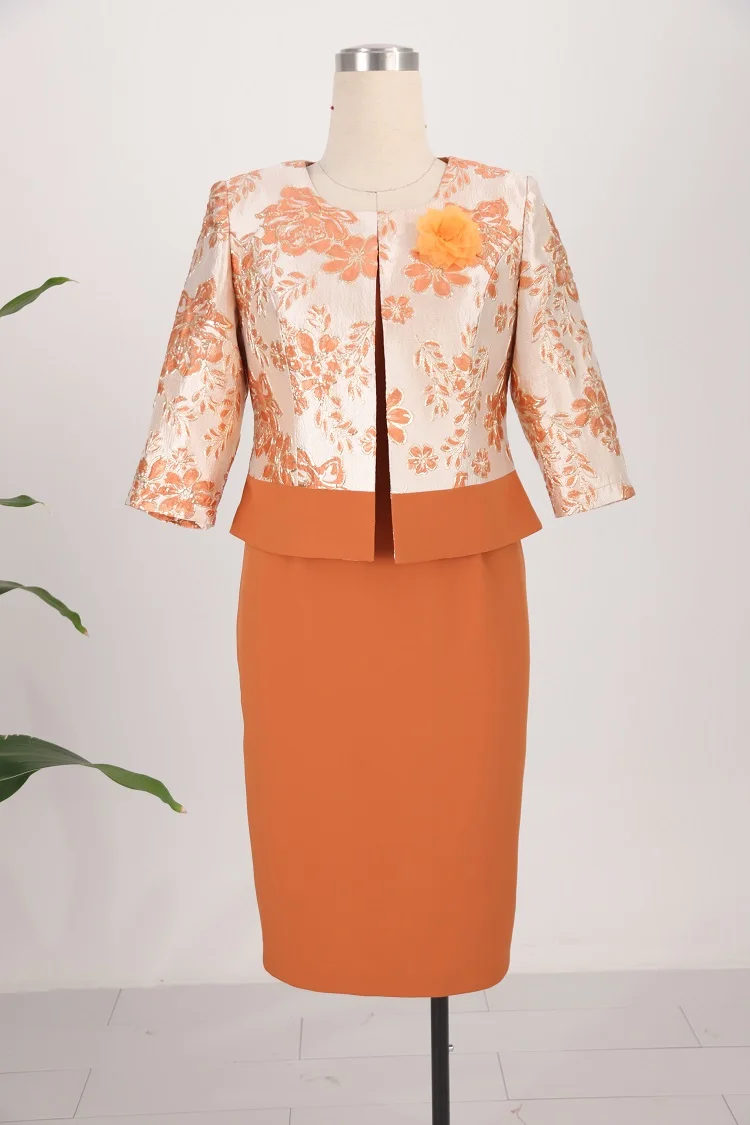 2022  6XL High Quality African Elegant Brocade Long Jacket Suit For Women  Maxi Dress Dashiki Ladies