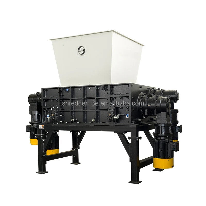 Battery Crusher/recycling Waste Electronic Products Crusher/shredder Plastic Shredder Four Shaft 10000 Max.production Capacity