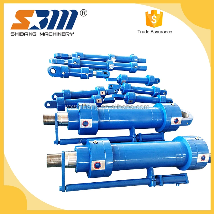 Customized Services 25mpa Working Pressure Agricultural Heavy Duty Servo Hydraulic Cylinders With Sensor