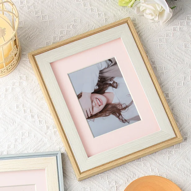 Fashion best selling custom plastic photo frame for home decoration gold metal photo frame