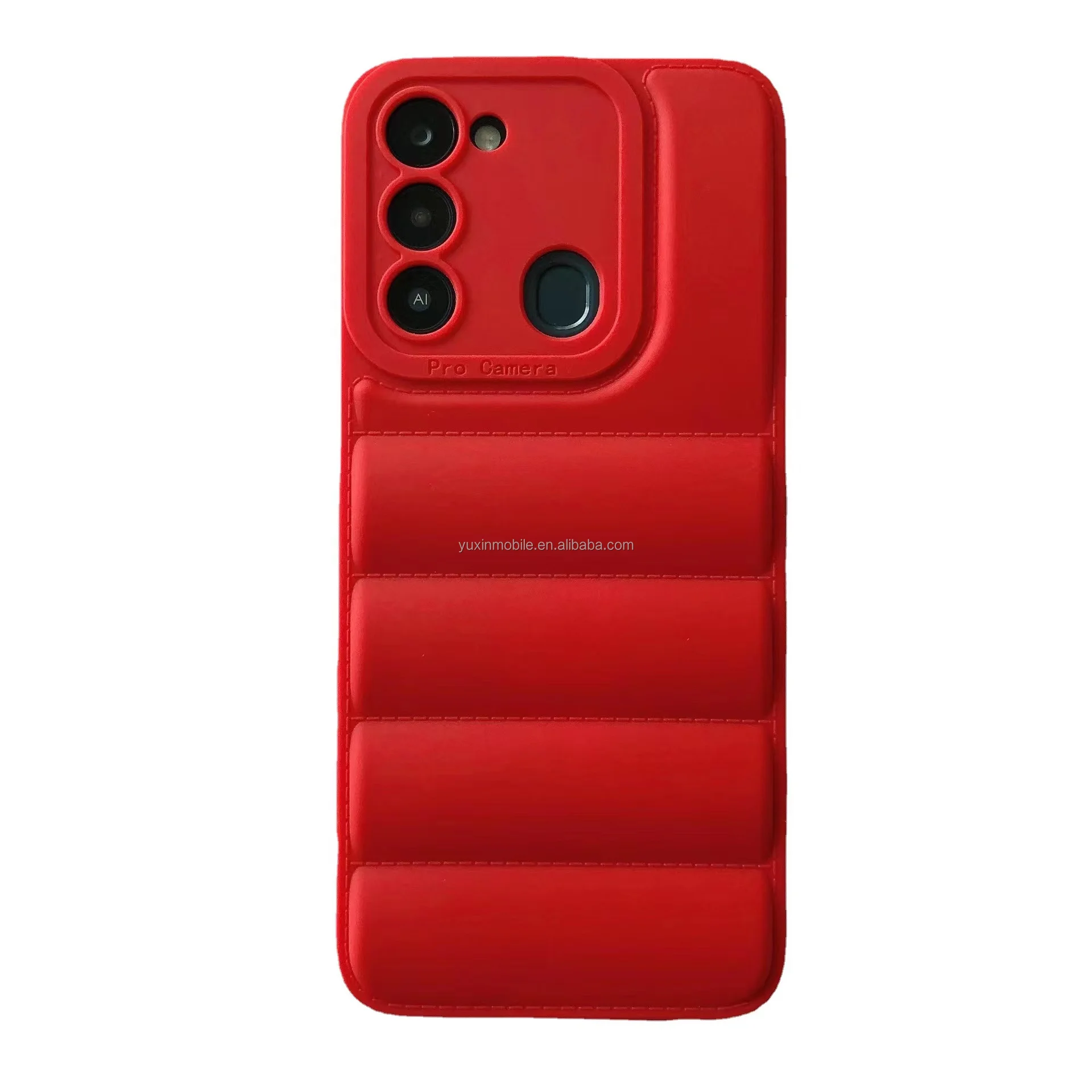 INS HOT Custom Soft TPU Down Jacket Puffer phone case Mobile Phone Cover Cases for tecno/spark /infinix/iphone/samsung/hot 10