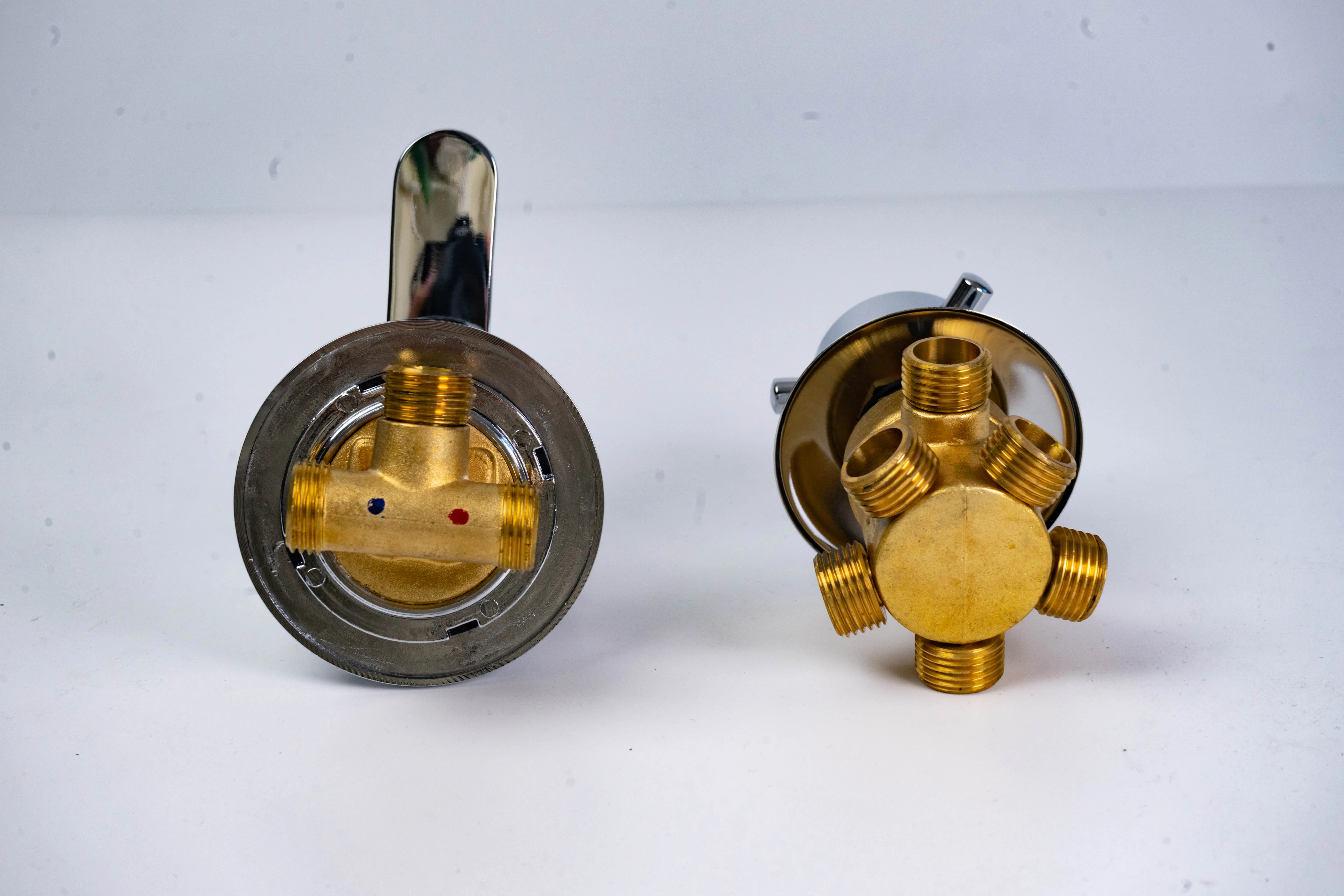 Hydrorelax Full copper concealed thermostatic shower valve rotary control bathtub shower faucet