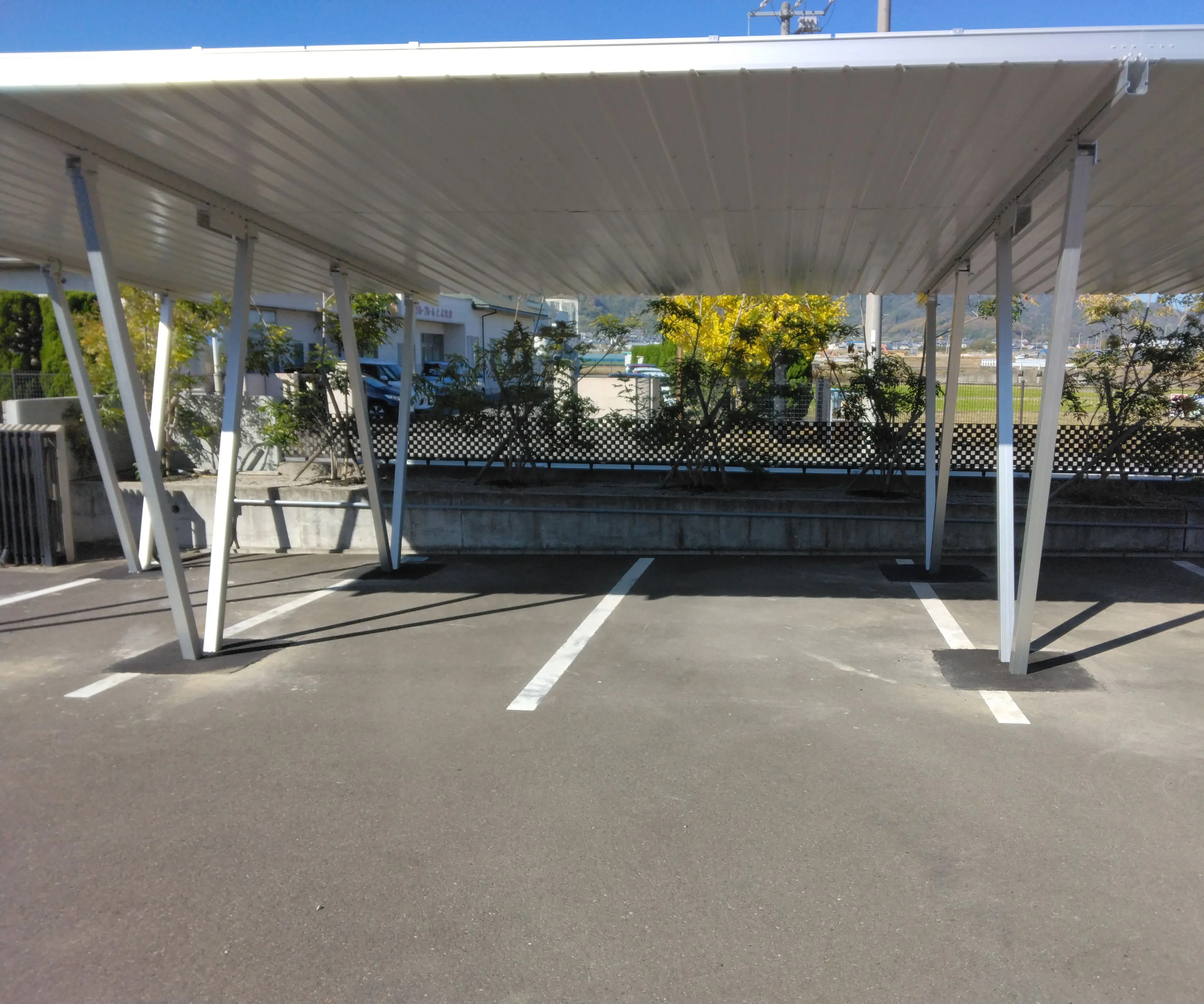 Wholesale residential waterproof steel or aluminum carport solar car parking racks for solar mounting system