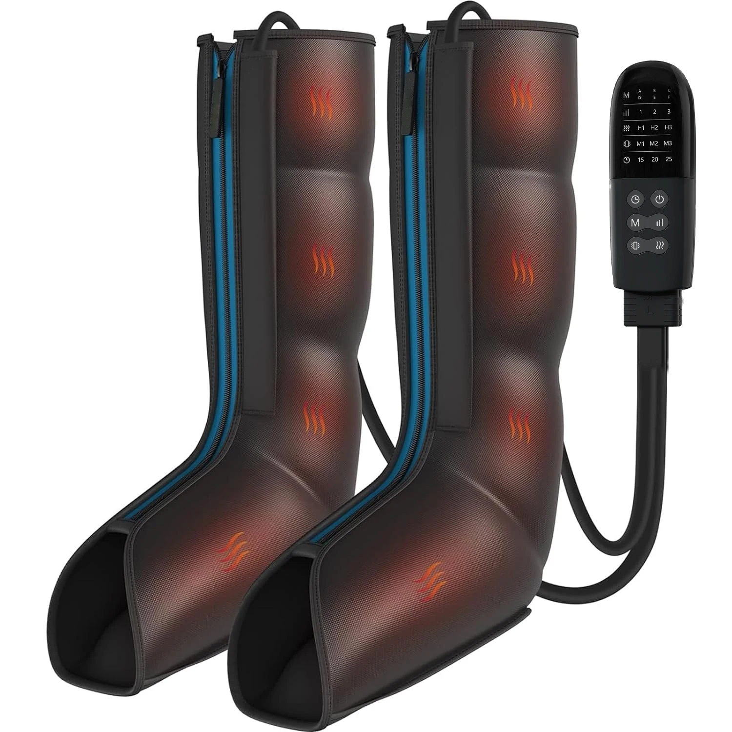 New wireless blood circulator 12 chamber pneumatic air relax air massager compression boots recovery leg massager device for leg
