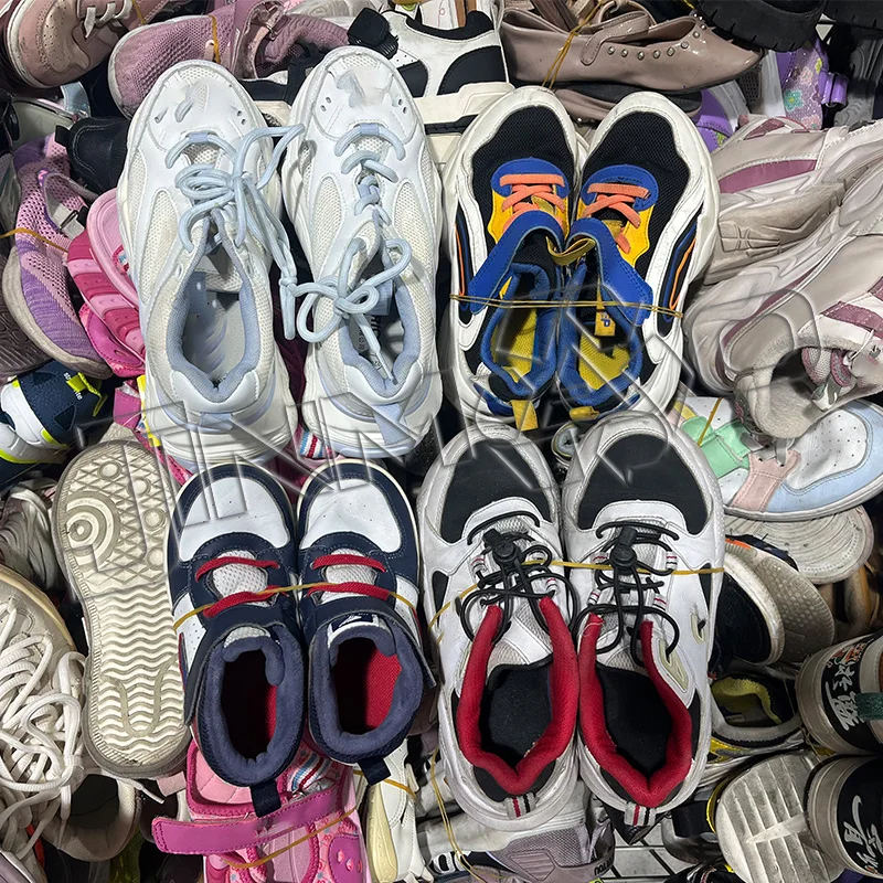 lot stock sports shoe sole eva sneakers print casual sport shoes for kid boys running mixed bale of used shoes