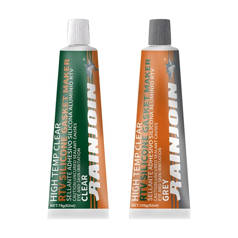 82ml Good quality Waterproof Gasket Maker silicone sealant RTV transparent  adhesive glue