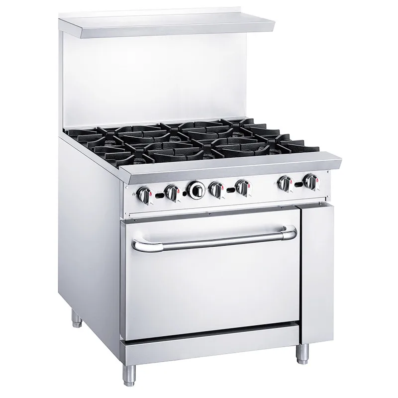 Hot Plate with Oven Stainless Steel Equipment Combined Gas Oven With ETL Certificate Approval USA Market Distributor Price