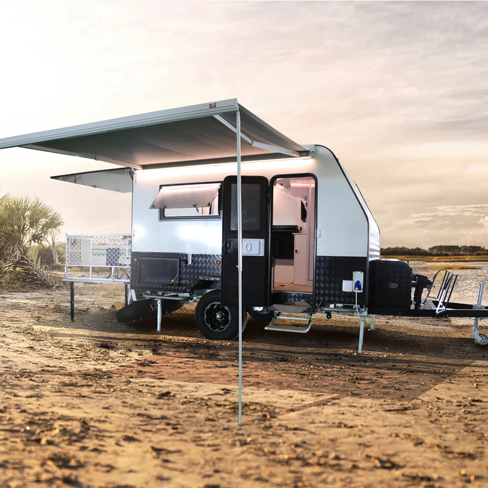 ManleyORV 02 Tiny Small Travel Off Road Trailer Toy Hauler Camper Caravan For motorcycle