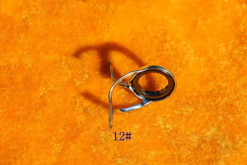 9pcs/Kit Casting Fishing Rod Guide Set Kit SIC Ring Stainless Steel Guide DIY snakehead Fishing Guide Rod Accessory