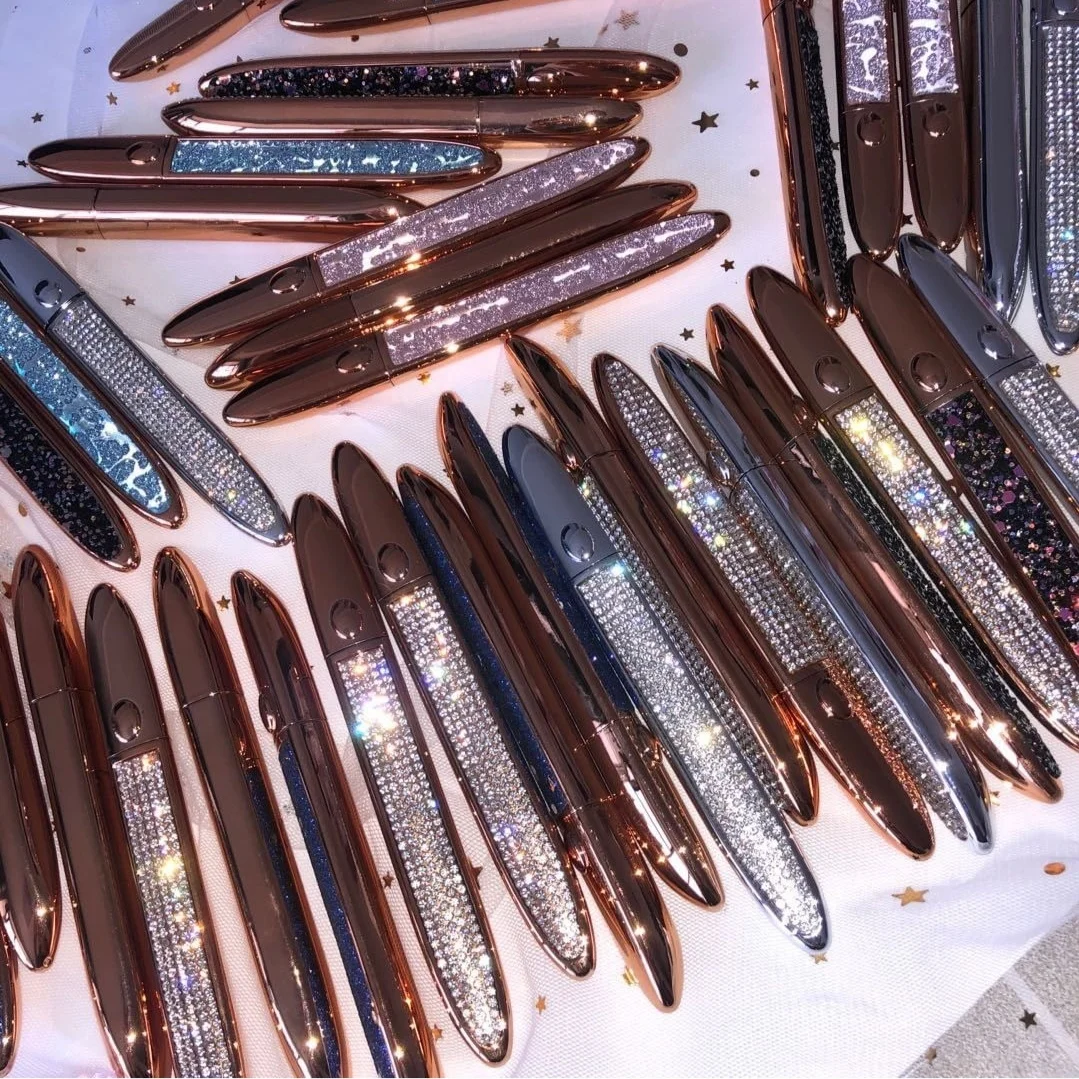 
hot selling magic adhesive eyeliner pen colorful eyeliner pencil waterproof eye liner lash glue pens 