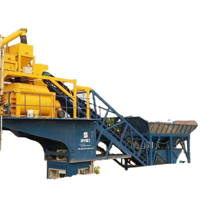 Malaysia mobile concrete batch plant for Sale