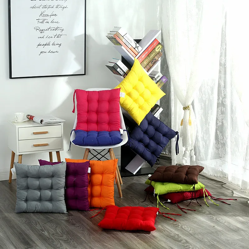 High Quality modern Microfiber Solid Home Car Office Chair Sofa Seat Pad Cushion for home decor