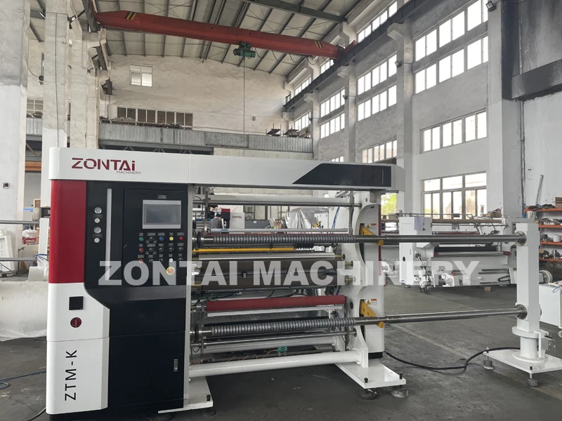 ZONTAI BOPP PET PVC Film High Speed Slitter Rewinder