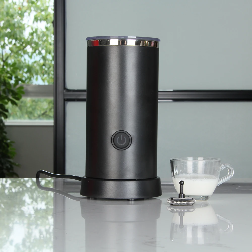 Good Quality Black Home Milk Frother Coffee And Milk Heater For Sale