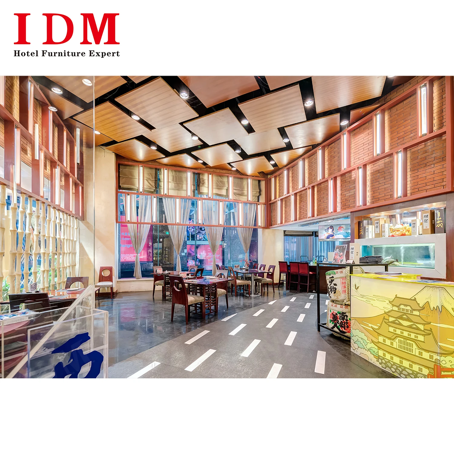 Factory price luxury restaurant wood tables and chairs half round restaurant booth seating restaurant sets for fast food