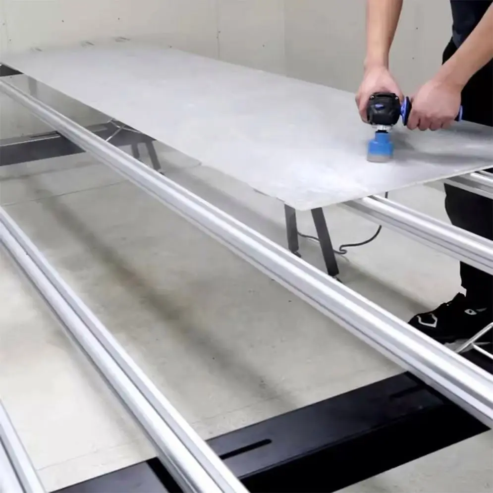 3600mm Aluminum Alloy Working Table Portable Support Platform for Tile Stone Works