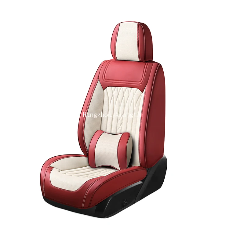 Xiangta 5D 6D 7D Leather Full Set Surrounded Luxury Suv Best Quality Auto Car Seat Cushion Cover With Pillows