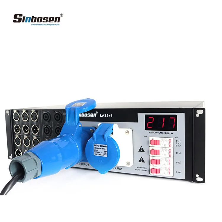 Sinbosen Профессиональное аудио системы оборудование компонентов LAS5 + 1 линия колонки регулятор мощности со светодиодом