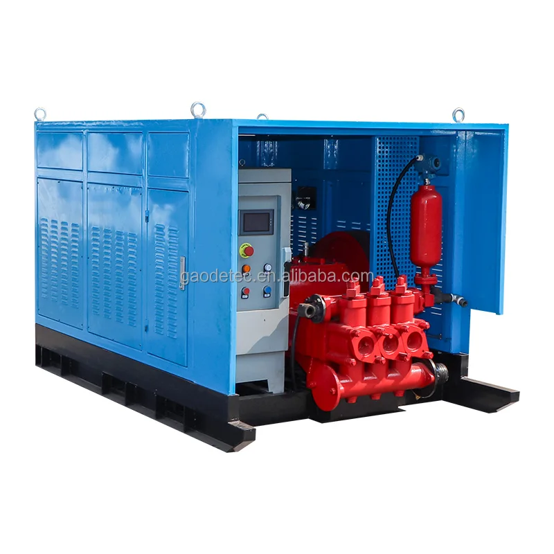 440L/min 50bar 22Kw electric piston grout pump for railway highway bridges high-rise buildings