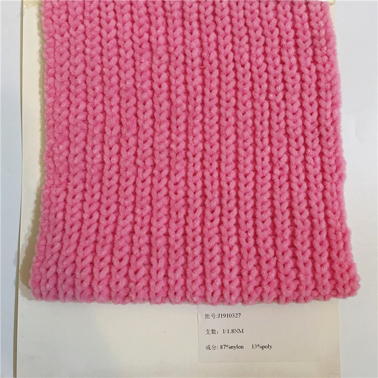 
manufacturer colorful crochet baby bernat strip polyester chenille fuzzy velvet yarn 