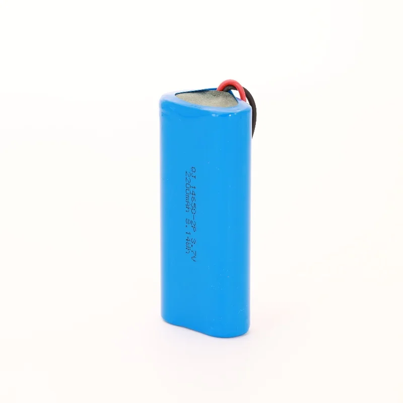 Wholesale 14650-2P 3.7V 2200mAh 8.14Wh Electric Tools Rechargeable Lithium Li-Ion Batteries Battery Cells Wiring Harness Packs