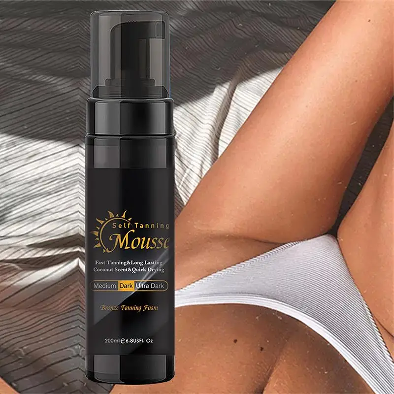 Oem Лидер продаж фирменная торговая марка органический ультра Темный крем для тела загара индивидуальная формула волшебный ароматизированный спрей самозагаряющийся