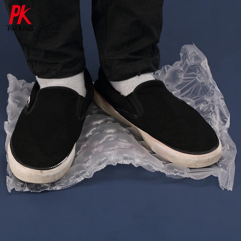 Manufacturer Air Cushion Bubble Film Air Bubble Plastic Packaging Film Shockproof Inflatable Air Cushion Bubble Film