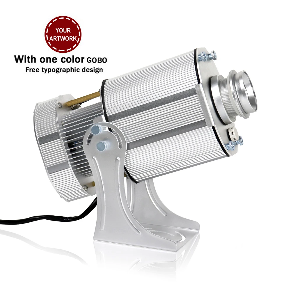 
HD waterproof outdoor advertising rotating led logo gobo projector 40w 60w customize projector gobo CE KC certificate Factory 