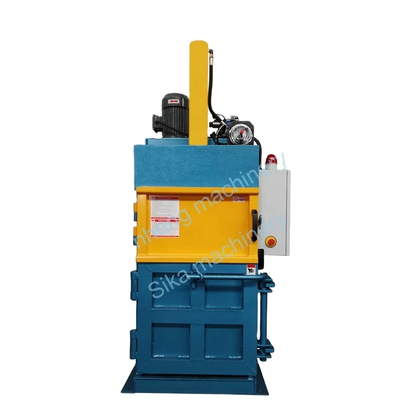 
Vertical hydraulic Mini Waste Paper Plastic Baling Machine Baler Machine 