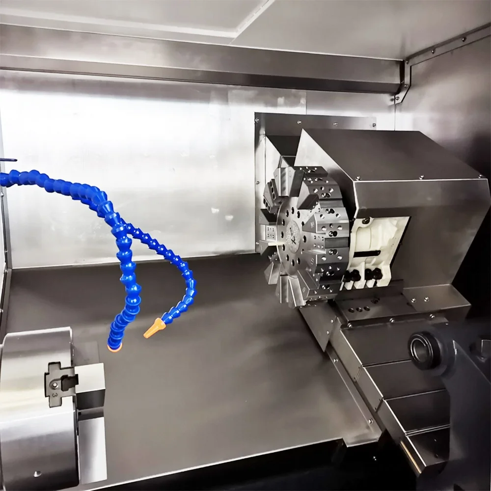 TCK50Ax800 Heavy Duty Lathe Machine CNC Slant Bed Turret CNC Lathe Turning