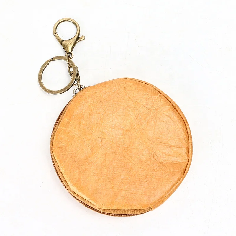 Factory custom mini  coin  purse portable   key  storage bag Tyvek  paper  waterproof  cute   wallet
