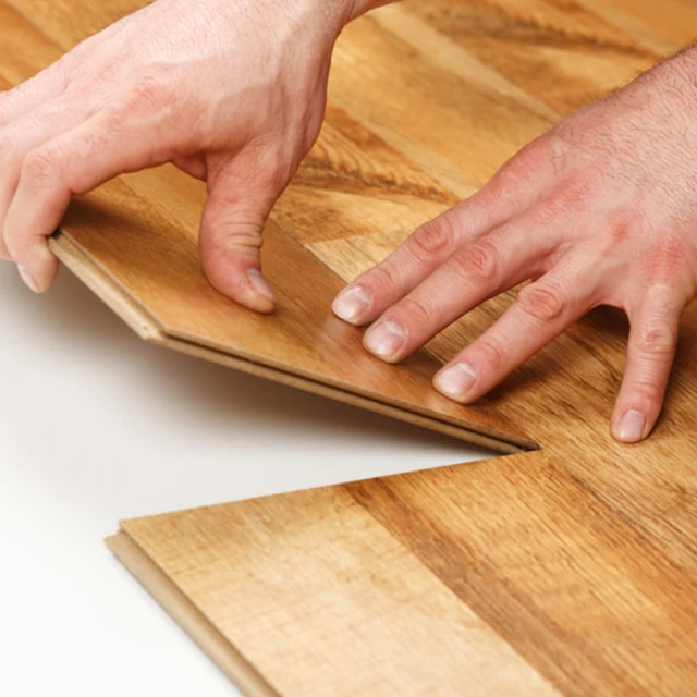 Class 33 Ac4 Ac5 German Technology Laminate Flooring HDF 12mm Engineered herringbone wood flooring with High Gloss